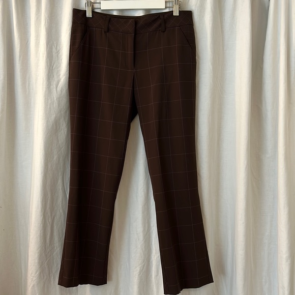 🤎Diane von Furstenberg split hem cropped trousers, women’s size 4 - Picture 2 of 10